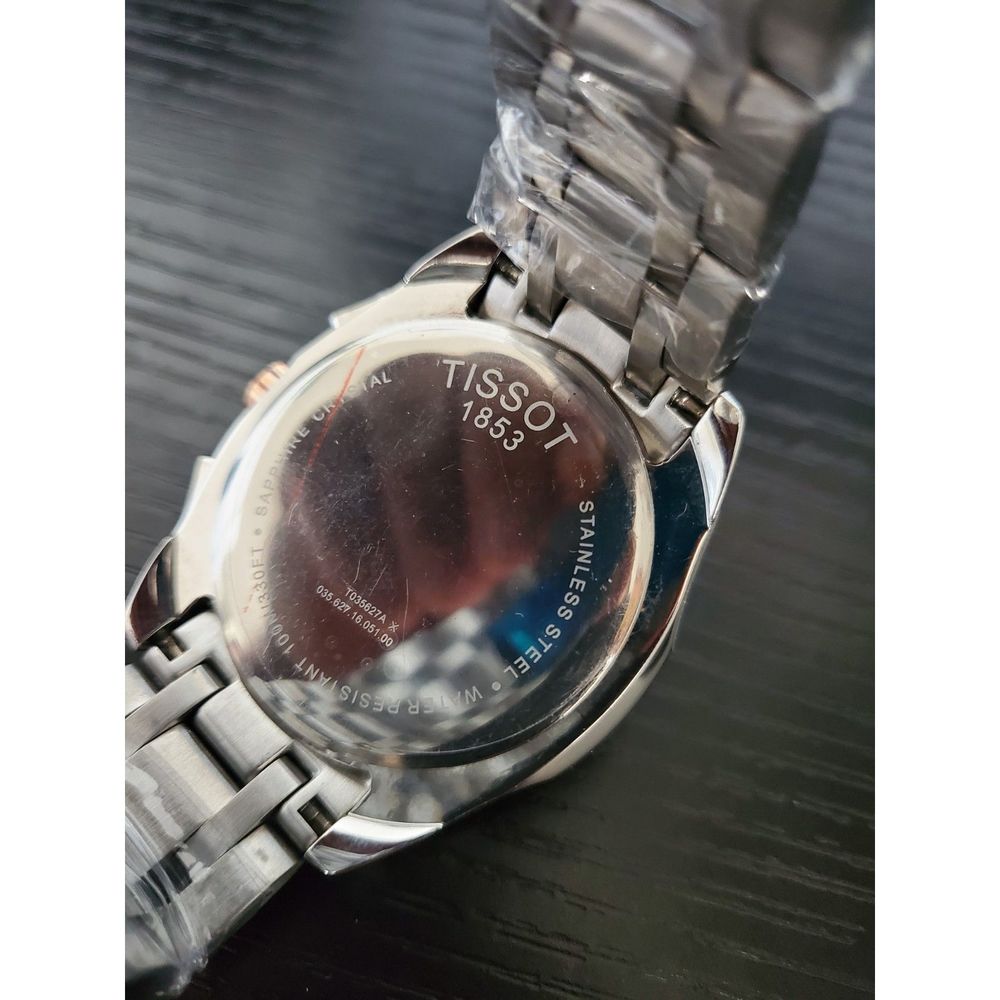 🔥NEW - Tissot Couturier Tachymeter Chronograph Quartz Rose Gold Men's Watch - Picture 3 of 6